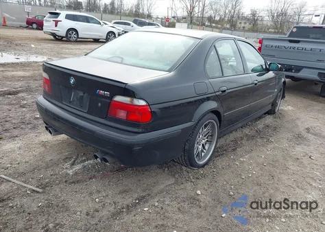 2000 BMW M5 z USA, uszkodzony, nr VIN WBSDE9347YBZ94936